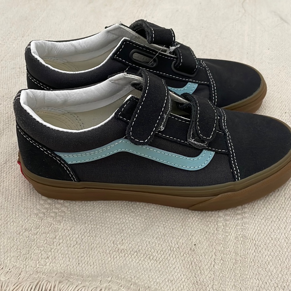 Boys Vans Old School Velcro Shoes